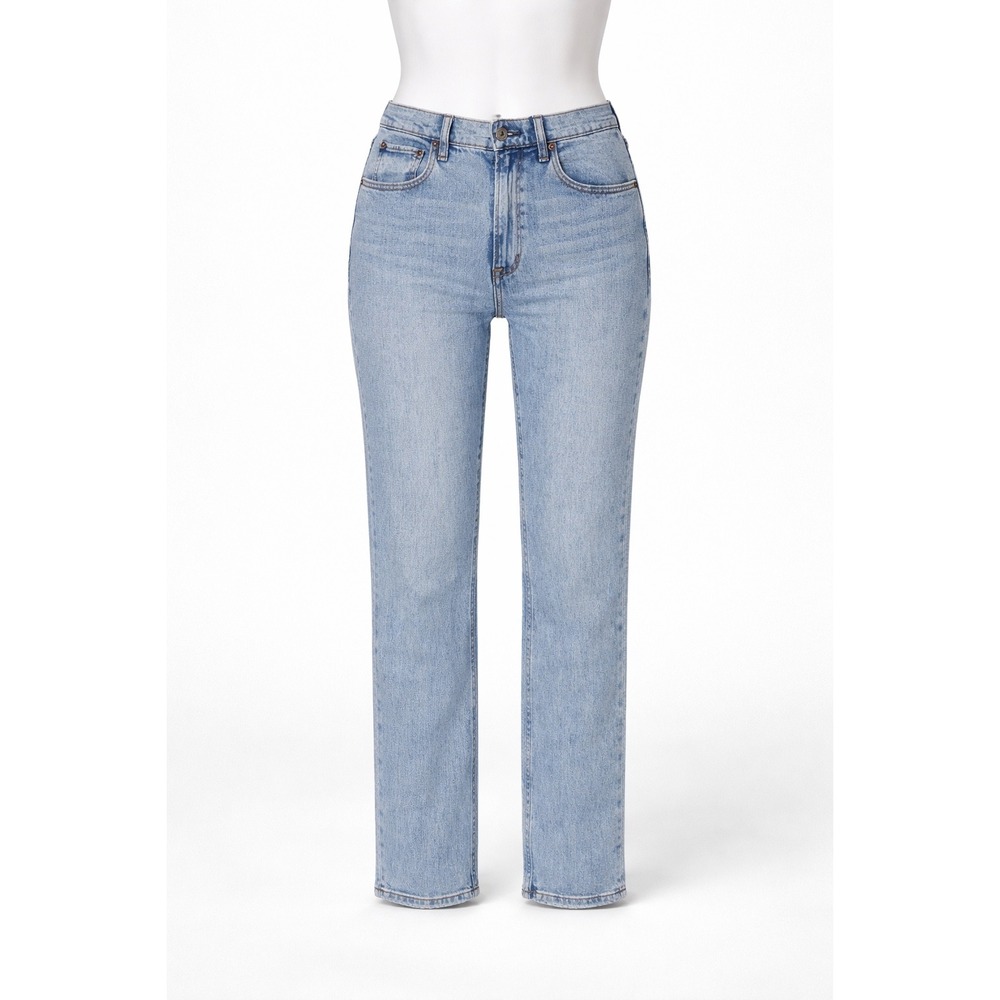 Abercrombie & Fitch The 90s Slim Straight Women 26 Light Blue Ultra High Rise - Picture 1 of 8